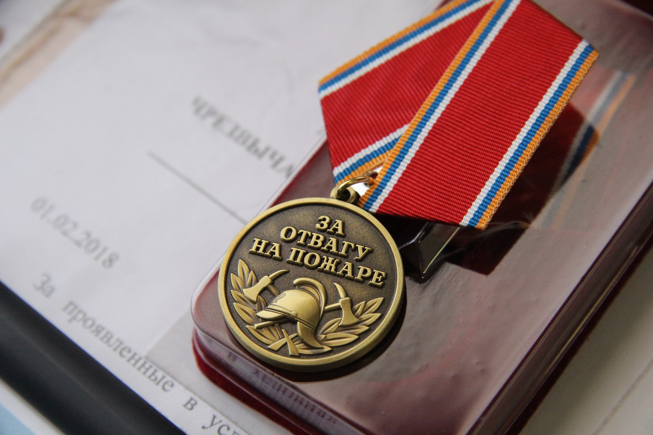 В. Путин наградил медалью архангелогородца, спасавшего соседей при пожаре